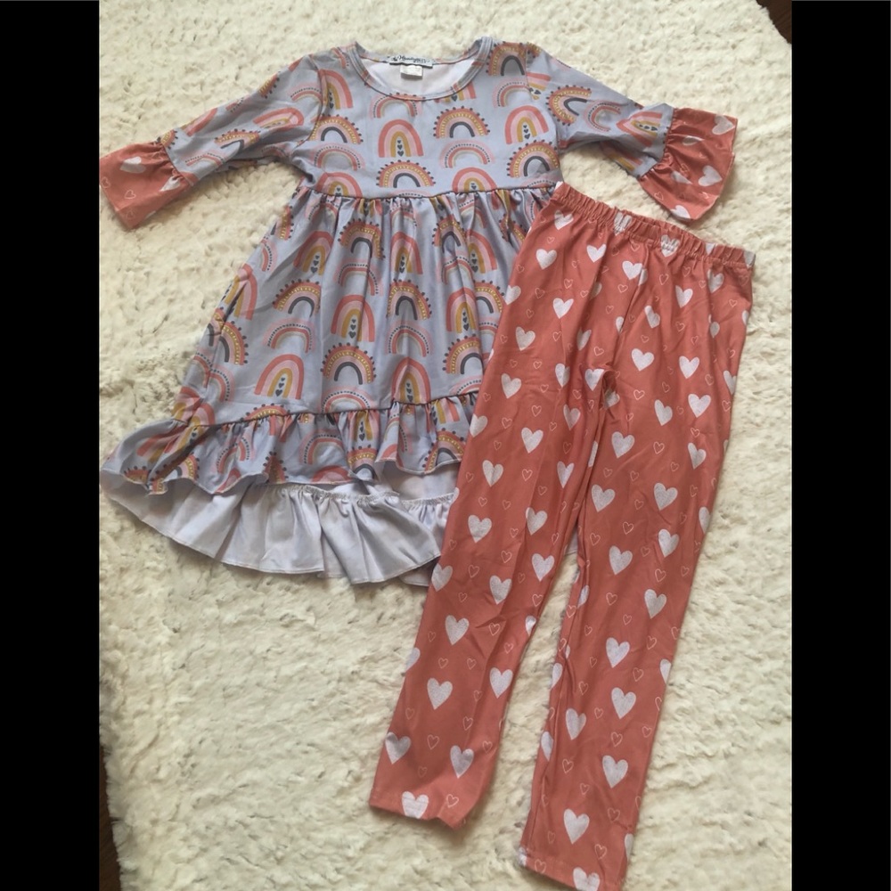 Pastel Rainbow pants set
